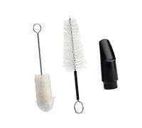 ibasenice Saxophone Soprano Cleaning Brush Set 2pcs for Sax Mouthpiece Accessories