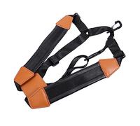 ibasenice Saxophone Strap Double Shoulder Padded for for Alto and Tenor Saxophones for Professional and Junior Players Black