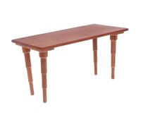 ibasenice Scale Cherry Wood Wooden Furniture Compact Design for Dollhouse Play House Accessories Creative Craftsmanship