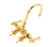 ibasenice Scale Faucet Accessory for Crafting Realistic Mini Bath Scenes Sturdy Old Fashioned Design Mini Bathroom Playset