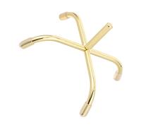 ibasenice Scale Metal Swivel Legs Replacement for Office-themed Photography Compact Golden Furniture Accessory for DIY Dollhouse Decor