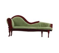 ibasenice Scale Wood Settee Chaise Lounge Unique Design for DIY Scenes Realistic Reproduction for Creative Play and Collectors
