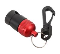 ibasenice Scuba Diving Magnetic Regulator Holder Clip for Second Stage | Red Low Profile Design, Stable Underwater Use, Aluminum Alloy Build, Prevents Unwanted Movement