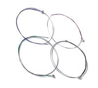 ibasenice Set of 4 Steel Core Violin Strings g d a e Ball End for 3/4 and 4/4 Violins Sturdy Steel Wire Strings Suitable for Student