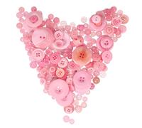 ibasenice Set of Pink Resin Decorative Clothing Buttons with Unique Design and Good Craftsmanship, Practical Clothes Button Ornaments for Sewing and Knitting DIY Crafts