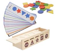 ibasenice Shape Classification Box Educational Shape Sorter Funny Boys and Girls Plaything Girl Matching Toy
