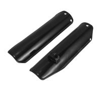 ibasenice Shock Absorber Cover Front Motorcycle Shock Absorber Sleeve Plastic Black Pair Easy Installation Protection