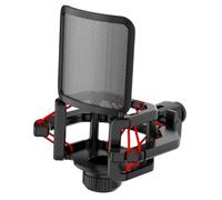 ibasenice Shock Mount Windshield for Recording Microphone Windshield Microphone Isolation Shield Noise Reduction Portable Vocal Booth