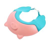 ibasenice Shower Cap for Boys and Girls Shampoo Hat Born Hair Accessories Material Sturdy and Adjustable Buckle Unique Pig Design Protective Ear Cap Bathroom Accessories Bath