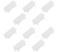 ibasenice Silicone Applique Pressing Mat 10Pcs White Mesh 40X40Cm Heat-Resistant Pad for Quilting and Decal Art Craft Projects