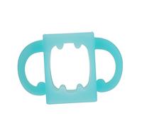 ibasenice Silicone Bottle Handle Grip for Nursing Newborn Feeding Easy Hold for Wide Mouth Bottles Practical Assistant