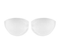 ibasenice Silicone Bra Inserts Pads for Bikini Breathable Chest Pad Insert for Women S Bathing Suit Reusable with Natural Shape 1 Pair