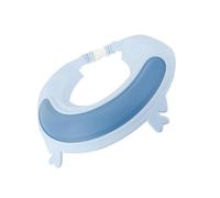 ibasenice Silicone Shower Cap Shampoo Protector with Deer Cartoon Design PP Brim Blocks Water Flow Bathing Hat for Comfortable Hair Wash