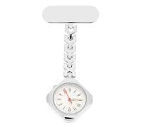 ibasenice Silver Alloy Pocket Watch with Luminous Dial for Nurses | Time Display, Lightweight Build, Fashionable Appearance, Suitable for Nursing Workers and Doctors