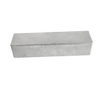 ibasenice Silver Aluminium Guitar Pedal Box Enclosure, Diecast Replacement Case for Guitar Effect Accessory, Practical Project Box for Stomp Pedal Builds