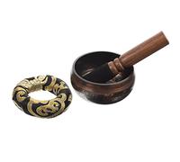 ibasenice Singing Bowl Yoga Meditation Bowl Mallet for Meditation Music Random Color