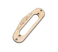ibasenice Single Coil Pickup Ring Surround with Screws for Electric Guitars Mounting Ring with Chrome Finish Easy to Install Compatible with Fender Models