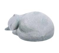 ibasenice Sleeping Cat Memorial Urn for Cats and Hamsters, Resin Pet Ashes Keepsake Box with Fade Resistant and Waterproof Features, Elegant Lifelike Statue for Memorial Setting and Pet