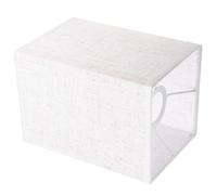 ibasenice Small Clip on Lamp Shade Rectangular Beige Fabric Cover for Household Floor and Table Lamps 14X14X20Cm