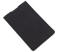 ibasenice Small Comb Bag Folding Beard Comb Pu Leather Travel Case Portable Smooth Surface Black on The Go Use