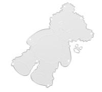 ibasenice Small Cutting Die Card Cutting Die for Silver High-Carbon Steel Sturdy Comfortable Hand Feeling DIY Hand Embossing and Early Education