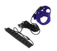 ibasenice Small Pet Harness and Leash Set for Rabbit and Hamster, Artificial Leather Material, Convenient to Wear and Prevents Pets from Getting Lost, for Outdoor Walks and Exercise