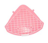 ibasenice Small Pet Toilet Tray for Bunny Hamster Rabbit Training Toilet Cage with Safe Mesh Edges High Capacity Design for Easy Cleaning Compact Suitable for Small Animals and Spaces