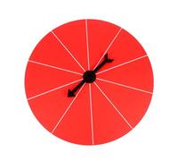 ibasenice Small Prize Wheel Luck Draw Game Turntable for Party Fun Teaching Activity Props Portable Carnival Game