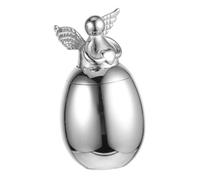 ibasenice Small Stainless Steel Pet Ashes Urn Memorial Keepsake Jar for Dogs Cats Compact Ashes Container with Lid Honor Your Beloved Pet Convenient for Travel Storage