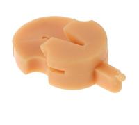 ibasenice Small Violin Mute Tourte Style Rubber Silencer for Violin Accessories Practice and Travel