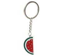 ibasenice Small Watermelon Bag Charm Keychain Lightweight Fruit Pendant for Car Keys and Purse Accessories Compact Portable Watermelon Slice Keyring for Birthday and Festival