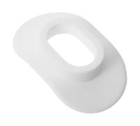 ibasenice Soft Silicone Lip Guard with Frost-resistant and Water Leakage Prevention Features, Stylish White Scuba Mouthpiece Lip Cushion for Comfortable Dive for Diving Regulator Mouthpiece