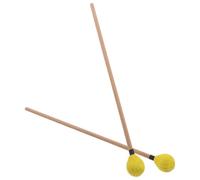 ibasenice Soft Xylophone Mallets Yarn Wrapped Wood Percussion Sticks for Marimba Practice Classroom Ensemble Performance