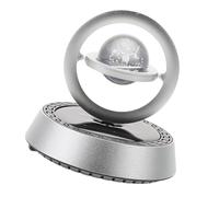 ibasenice Solar Enhancing Vehicle Interior Atmosphere Aromatherapy Diffuser Car Rotating Powered with and Glass Materials, Stylish Dashboard Decoration