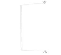 ibasenice Solar Panel U-Shaped Small Mounting Bracket Kit Adjustable Angle Wall Mount Support for Photovoltaic Panels LED Outdoor Flood Light Compatible
