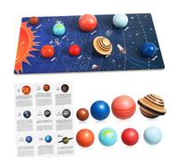 ibasenice Solar System Puzzle Educational Model of Planets for Safe and Sturdy Space Learning Present for Boys and Aged Fun Astronomy Activity