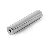 ibasenice Solid Stainless Steel Guitar Slide for Hawaiian Guitar 3 1/4 x 5/8 Inch Round Nose Tone Bar Centerless Ground Silver Suitable for Dobro and Lap Steel