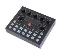 ibasenice Sound Card Computer Internal Sound Card Dj Mixer External for Live Streaming Gaming Audio Mixer Music