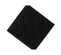 ibasenice Soundproof Acoustic Wall Panels 4pcs Self-adhesive Polyester Foam for Recording Studios Home Theaters