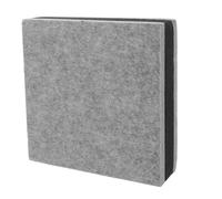 ibasenice Speaker Pads for Monitor Loud Speakers Diffuser for Recording Soundproofing Felt Tape Alternative Grey