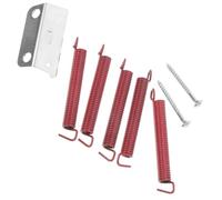 ibasenice Spring Electric Guitar Tremolo Bridge Claw Kit St Style Vintage Tremolo Bridge System for with Red Metal Tension Springs and Screws, Non-corrosive Flexible Adjusting