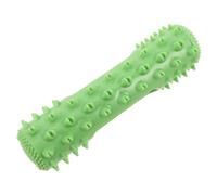 ibasenice Squeaky Dog Toothbrush Chew with Jagged Edges for Oral Cleaning and Food Dispensing Interactive Teething Stick for Puppies Small Dogs Promotes Dental Health and Mental Stimulation