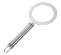 ibasenice Stainless Steel Cup Rim Gasket with Handle for Milk Tea and Baking, Easy to Clean Smooth Surface Cup Ring Cover Suitable for Tea Shop and Cake Shop Use