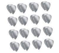ibasenice Stainless Steel Guitar Finger Picks Set with Self-adhesive Black Case Metal Plectrum Collection for Acoustic Bass Electric Guitar Multifunctional Accessories for Music Players