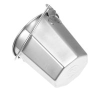 ibasenice Stainless Steel Ice Cube Bucket with Sturdy Handle and Thickened Design, 0.7l Capacity, Smooth Texture to Keep Drinks Cold, for Bar and Nightclub Use