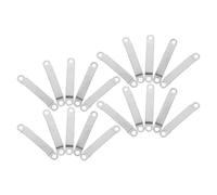 ibasenice Stainless Steel Water Cooler Mounting Clips and 20pcs , 40mm Liquid Cold Plate Fasteners 5.1mm Holes , Sturdy Support PC Water Blocks for DIY PC Builds High Heat Devices