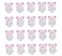 ibasenice Sticker Cards Prediction Advice for Baby Shower Gender Prediction Props Mommy Daddy