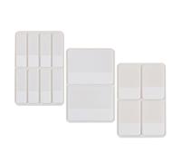 ibasenice Sticky Page Tags Professional Highlight Strips 280pcs White BOPP Scratch-Resistant Book Labels for Students at Home