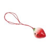 ibasenice Strawberry Ocarina Boy Girl Musical Instrument Easy Wind Ocarina for Beginners Practice at Home School