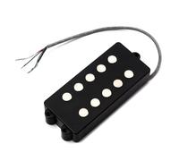 ibasenice String Electric Bass Pickups Set Open Style Pickups for Bass Guitar Output Rich Harmonics Wax Potted Standard Black